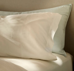 Signature Vintage Washed Sheet Set - Vintage Cream