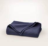 Lightweight Bed Blanket - Coastal Navy