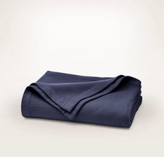 Lightweight Bed Blanket - Coastal Navy
