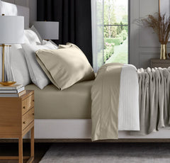 Signature Hemmed Flat Sheet - Oak