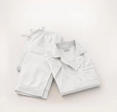 Signature Short Sleeve & Pants Pajama Set - White