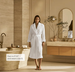 Turkish Ultra Plush Robe - White
