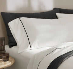 Signature Embellished Sheet Set - White/Night Embroidered
