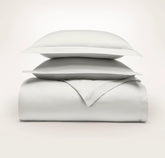 Signature Hemmed Duvet Set - Mist