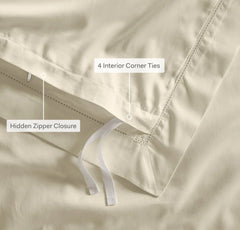 Summit Supima Duvet Set - Cream