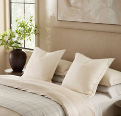 Signature Hemmed Sham - Natural
