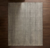 Two-Tone Ribbed Rug - Night/Cream