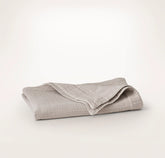 Dream Baby Blanket - Pewter/Cream Picot