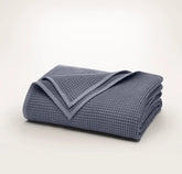 Waffle Bed Blanket - Mineral
