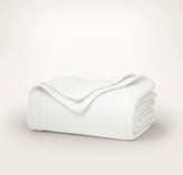 Modern Crochet Bed Blanket - White