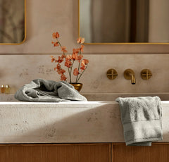 Plush Hand Towels (Pair) - Sageleaf