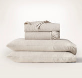 Linen Sheet Set - Melange Natural