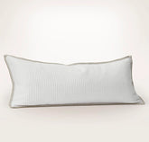 Waffle Pillow Cover - White/Oak Whipstitch