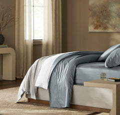 Signature Fitted Sheet - Bluestone