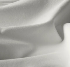 Percale Hemmed Fitted Sheet - White