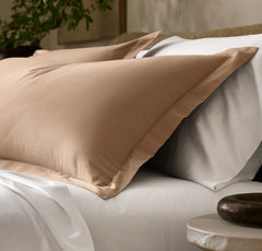 Signature Hemmed Duvet Set - Camel