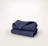 Turkish Waffle Hand Towels (Pair) - Coastal Navy