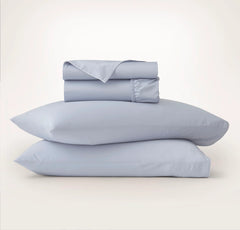 Signature Embellished Sheet Set - Hydrangea/White Piped Edge