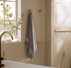 Plush Bath Towel - Stone