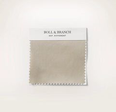 Percale Hemmed Fabric Swatch - Oak