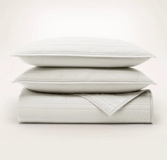 Signature Stripe Quilt Set - Mist