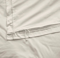 Signature Embellished Duvet Set - White/White Embroidered