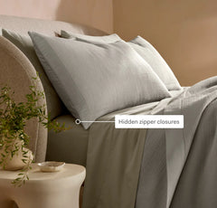 Signature Stitchline Sham - Mist