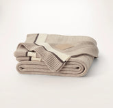 Court Knit Throw Blanket - Heathered Oatmeal