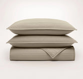 Signature Stripe Quilt Set - Oak