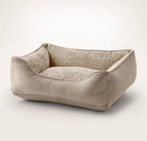 Piped Edge Pet Bed - Biscuit
