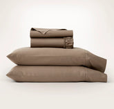 Signature Hemmed Sheet Set - Walnut