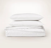 Percale Vintage Washed Duvet Set - Vintage White