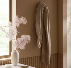 Plush Bath Towel - Walnut