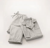Signature Long Sleeve & Pants Pajama Set - Pewter