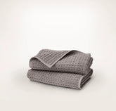 Turkish Waffle Hand Towels (Pair) - Stone
