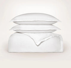 Linen Duvet Set - White