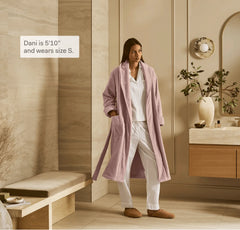 Turkish Ultra Plush Robe - Dusty Rose