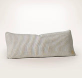 Sunday Knit Pillow Cover - Shore/Heathered Oatmeal