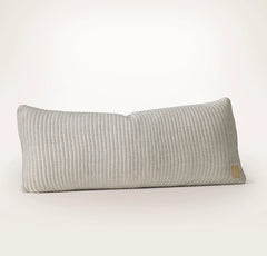 Sunday Knit Pillow Cover - Shore/Heathered Oatmeal