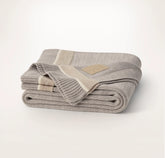 Court Knit Throw Blanket - Heathered Pewter