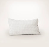 Linen Woven Icon Pillow Cover (Petite Lumbar) - White