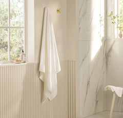 Plush Bath Sheet - White