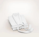Waffle Robe - White/Shore