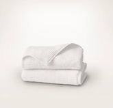 Turkish Ultra Plush Hand Towels (Pair) - White