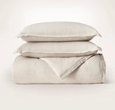 Linen Duvet Set - Melange Natural