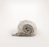 Signature Fitted Crib Sheet - Pewter Cotton Tail