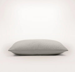 Signature Textured Stitch Quilted Sham - Pewter
