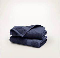 Plush Hand Towels (Pair) - Coastal Navy