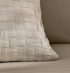 Linen Woven Icon Pillow Cover (Petite Lumbar) - Melange Shore