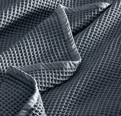Waffle Bed Blanket - Mineral
